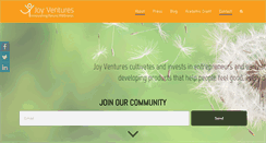 Desktop Screenshot of joyventures.com